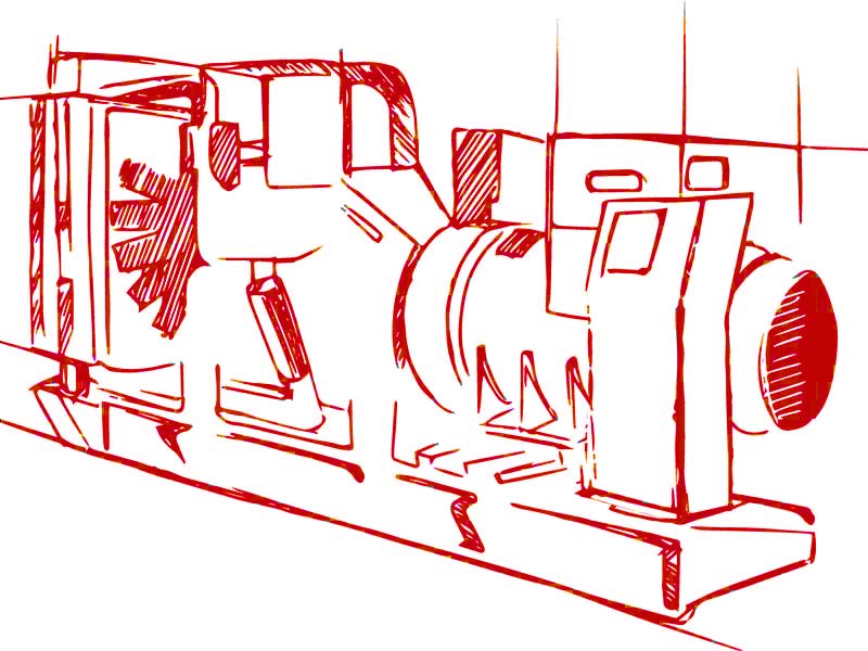 Высоковольтный дизельный генератор АД1200-Т10500-1Р (Baudouin)