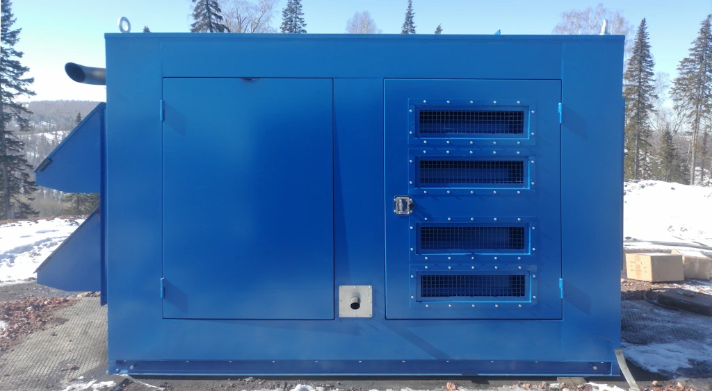 Дизель-генератор 200 квт в кожухе двигатель Yuchai