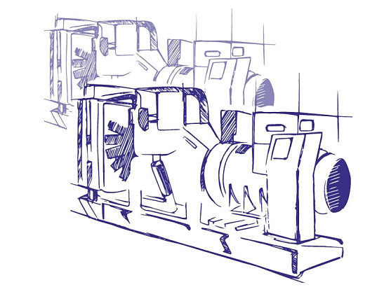 Дизельный энергоцентр ЭТРО  АД 3500-Т400 изготовлен на базе двигателя Cummins для постоянного и резервного электроснабжения