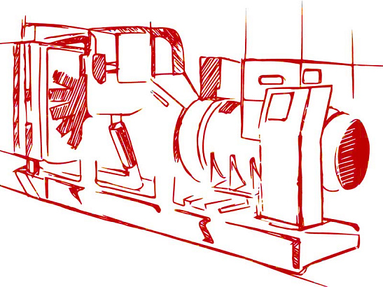 Высоковольтная дизельная электростанция ЭТРО  АД 720-Т6300 изготовлена на базе двигателя Perkins 4008-30TAG2 для постоянного и резервного электроснабжения